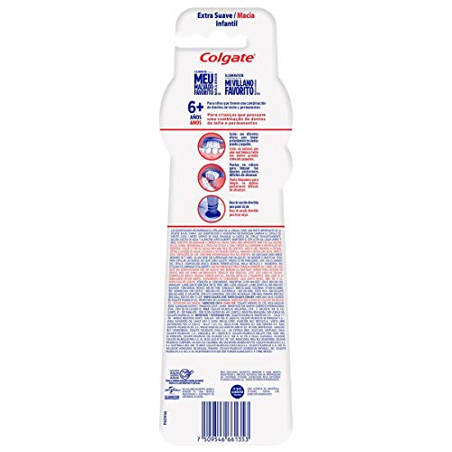 Escova Dental COLGATE Smiles Agnes e Fluffy +6 anos 2 unid