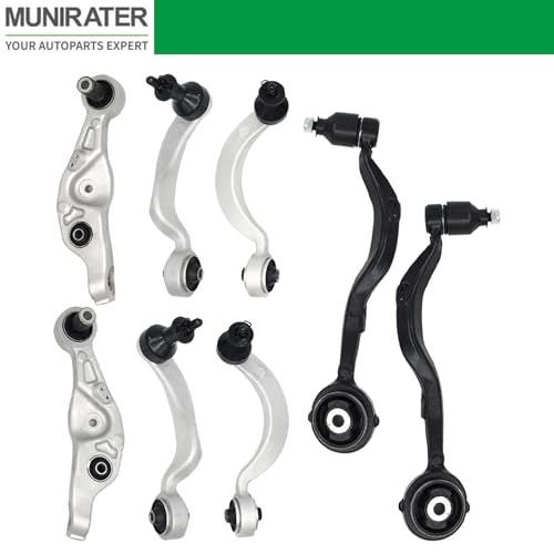 munirater 8-Pack Front Upper Lower Control Arm w/Bushings Kit Replacement for Lexus LS460 2007-2017 by munirater - Used condition - Image 2
