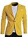 FLATSEVEN Mens Fit Casual Premium Blazer Jacket