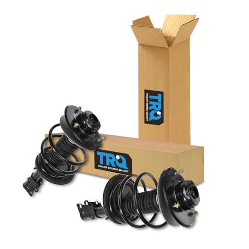 Image of TRQ Front Strut and Spring Assembly Set 2 Piece | For 2001-2007 Chrysler Town & Country 01-03 Voyager 01-07 Dodge Caravan 01-07 Grand Caravan