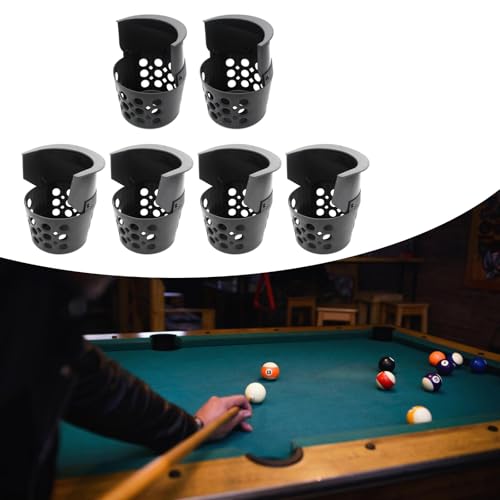 Panier de billard lot de 6 poches de rangement robustes - 5