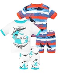 4pcs-white/Multicolor-shark-sba25