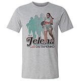 500 LEVEL Jelena Ostapenko Retro Shirt (Heather Gray, Small)