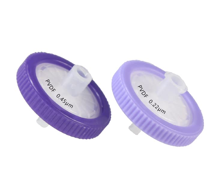 Syringe Filter – PVDF Hydrophobic Membrane, 25mm, 0.22µm, 100pcs | Premium Laboratory Filtration Tool