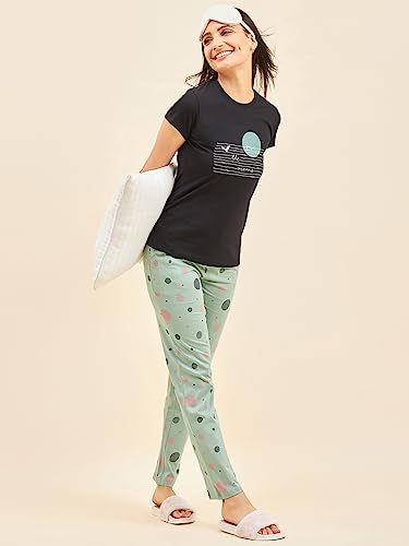 Image of Sweet Dreams OCW-3054 Bossa NOVA Green Pyjama Set