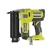 RYOBI R18GN18-0 18V ONE Plus Cordless 18 Gauge Nailer Bare Tool, One Size, Hyper Green