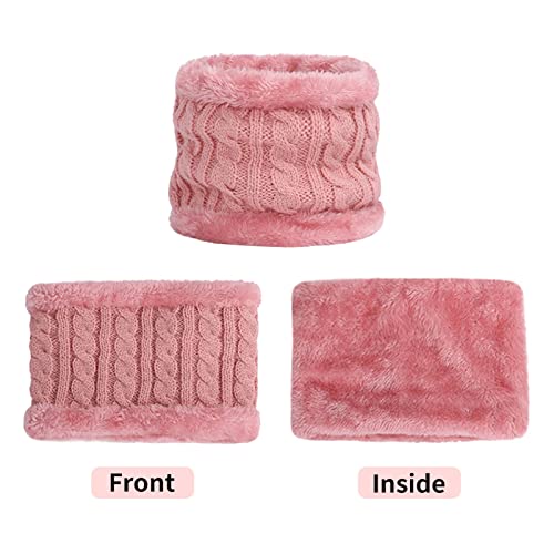 Duoyeree Baby Winter Hat Scarf Glove Beanie Set Girls Boys Pom Pom Knitted Beanie Mitten Scarves for Toddler 0-3T4