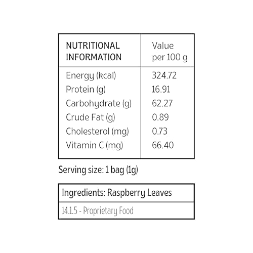 Image of Celest Raspberry Leaf Tea | Red Raspberry Leaf Tea - 50 Teabags