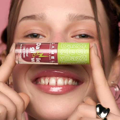 Image of LAMEL Lip Gloss - Glossy Hydrating Lip Gloss with High Shine Finish, Non-Sticky, Lightweight & Long-Lasting Formula (You can, 5ml)