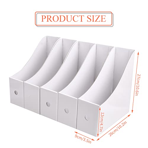 5 Pezzi Porta Cartelle Organizzatore per Riviste