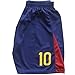 CEKFAX 2025/2026 Home #10 Football Soccer Kids Jersey Shorts Socks Set Youth Sizes (Navyblue/Red,16)