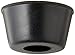 Produktbild Gummi-Stoßschutz, mit Aushöhlung, konische Form, 21 x 12 mm, schwarz, 10 Stück