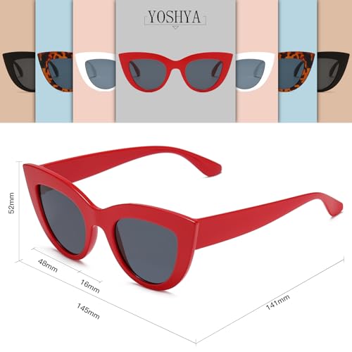 Image of Retro Vintage Narrow Cat Eye Sunglasses for Women Clout Goggles Plastic Frame
