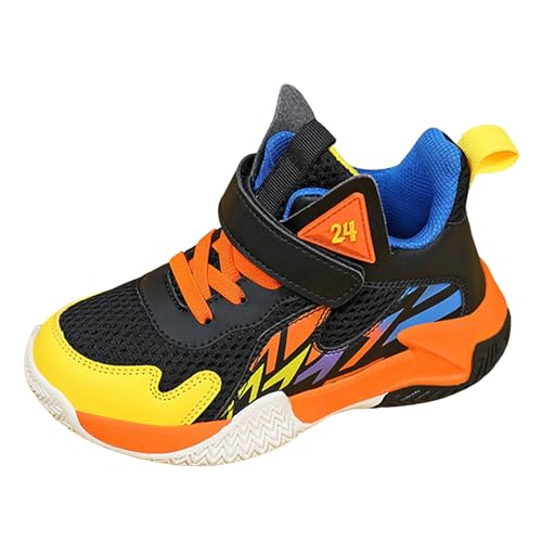 Chaussures de basket-ball enfants légères et respirantes avec semelle souple en maille