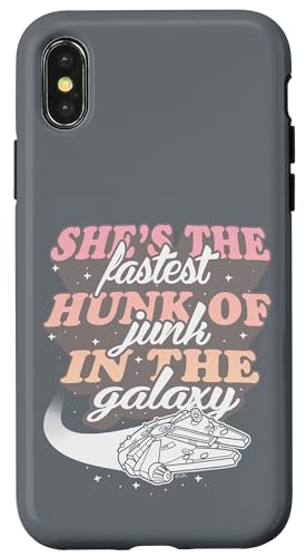Coque iPhone XS Star Wars antichoc fine She's The Fastest Hunk