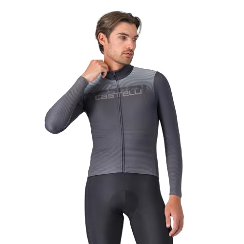 CASTELLI Men&rsquo;s Apice Thermal Jersey, Long Sleeve Mid-Weigh