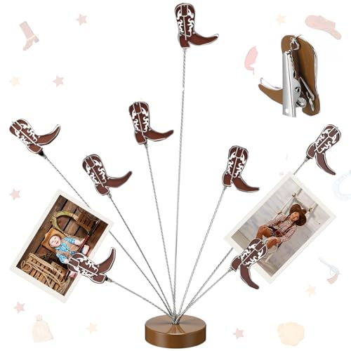 Find the Best Cowboy Boots for Your Money! 12 Otoolling 8-Branch Money Tree Gift Card Holder with Clips Cowboy Boot Centerpieces for Tables Photo Tree Picture Holders Western Decorations for Desk Christmas Memo Note Wedding Photo Display