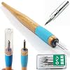 Tachikawa Comic Pen Penpenpenpenhouder (T-40) + Zebra Comic G Model Chrome Pen 10 Penpunten (PG-6C-C-K)