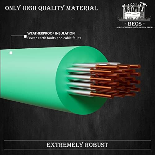 BEOS® Premium Boundary Cable for Robotic Lawnmower 250 Metres - Universally Compatible - Quality Boundary Wire - Cable for Lawn Robots from Worx, Gardena, Stihl, etc. Diameter 2.7 mm