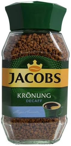 Jacobs Kronung Decaf Instant Coffee 100 Gram / 3.52 Ounce (Pack of 2)