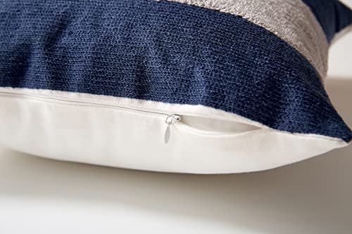 Vctops Boho Geometric Tufted Decorative Throw Pillow Cover Farmhouse Cotton Embroidery Accent Square Cushion Case For Couch Sofa Bed (Embroideryq, 18"X18") #TOP6