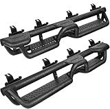 BINARY STAR Running Boards Compatible with Vehicle 2020-2026 Jeep Gladiator Jt 4 Door. Multi-Function Running Boards Made with Carbon Steel. 6 Inch Gladiator Side Steps Step Bars Nerf Bars.