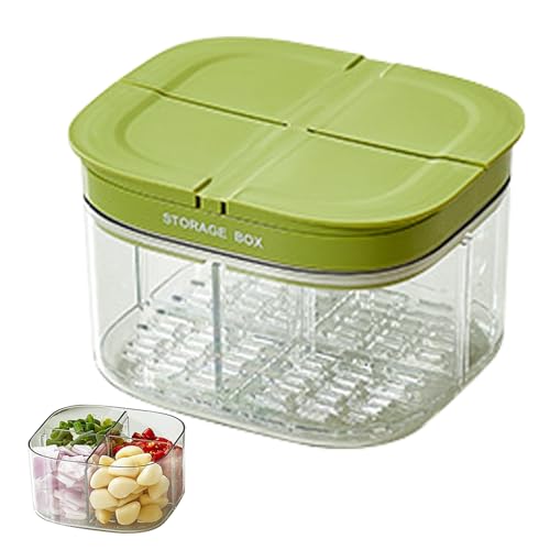 Generisch Caja de almacenamiento para aperitivos | Organizador de frigorífico, organizador, dividido para frutas, frutos secos, caramelos