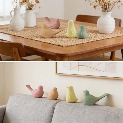 4PCS Bird Resin Mold, Bird Epoxy Resin Molds Silicone, Suitable for Arts and Crafts, Home Décor, Soap-Making, Pottery, Candle-Making, DIY Bookends and Souvenir-Making by FRIVASTIC - Used condition - Image 6