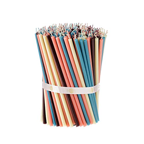 Danilovo Bienenwachs Kerzen (Mehrfarbige) - Orthodoxe Kerzen für...