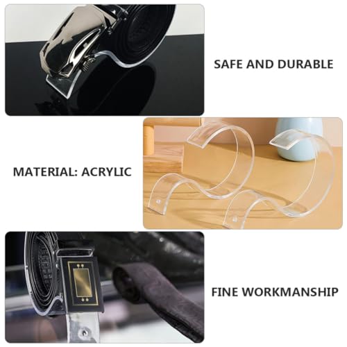 Rangement ceinture acrylique transparent S Adorainbow présentoir organisateur