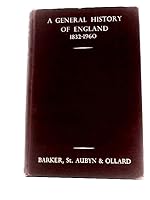 A General History of England 1832 - 1960 B000OJWFYG Book Cover