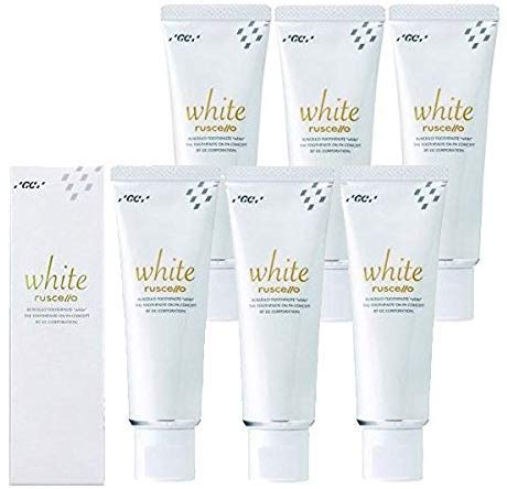 ルシェロ歯磨きペースト ホワイト 100g (6個)の商品画像（Amazon）