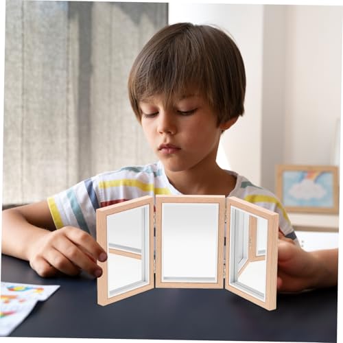 Miroir Montessori éducation précoce pliable pour sol et nido bébé - 4