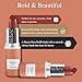 Hickey Lipstick Skinny Dip & Haute Mess Organic Lipstick Refills - Long Lasting Lipstick for Women - Moisturizing Shades, Lip Colors for Women, Gluten-Free & Vegan with Highly Pigmented