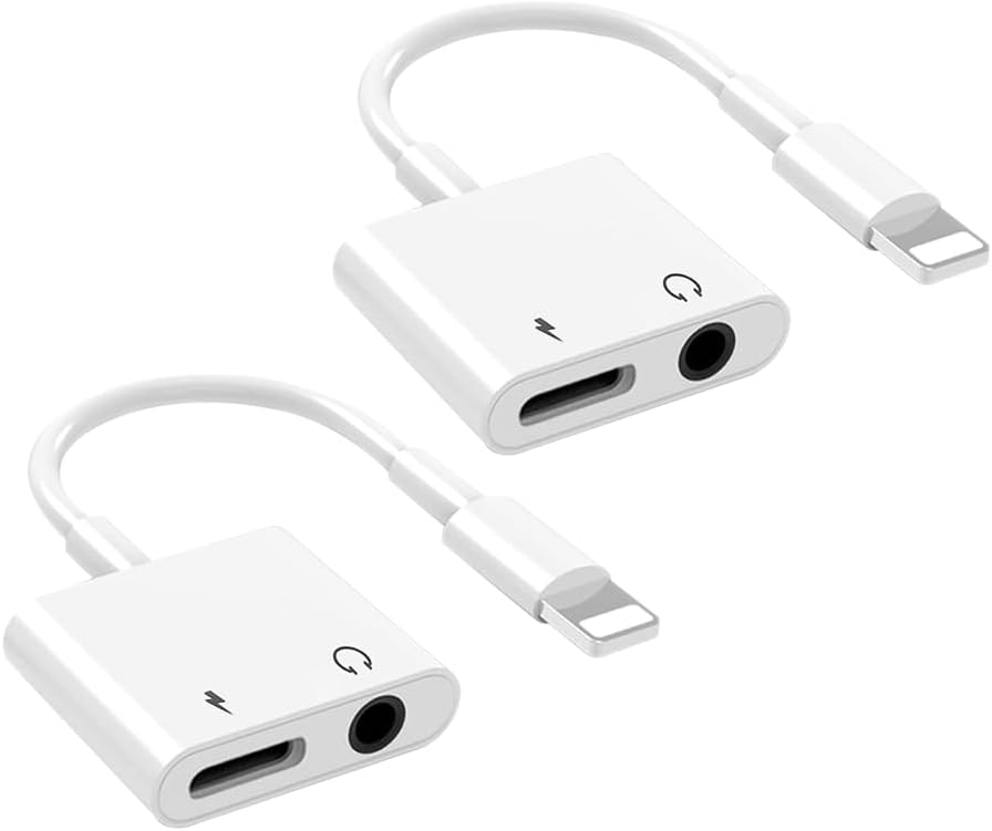 Amazon.com: 2 Pack Apple MFi Certified Lightning to 3.5mm Headphone ...