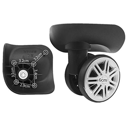 Lot de 2 roues de rechange pour valise YF-W066#