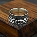 Solid 925 Sterling Silver Women Handmade Spinner Band Gift Ring, Meditation Ring, Anxiety Ring, Yoga Ring, Chunky Spin Ring, Worry Ring, Spinning Ring, Unique Handmade Women Gifts Jewelry