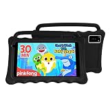 BYYBUO K7 Kids Tablet pour 3 Ans et Plus, 1920x1200 Tablette IPS 7 Pouces pour Enfants, WiFi 2 + 32 Go Mode de contrôle Parental Toddlers Tablet avec étui adapté aux Enfants pour Kids Edition