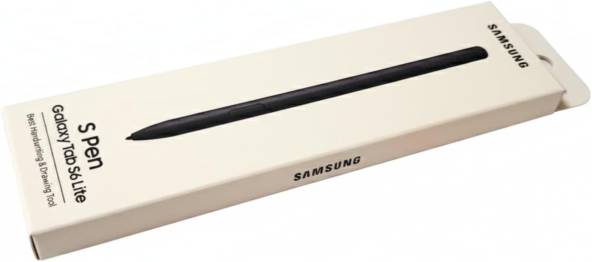 LEOM for Samsung Galaxy Tab S6 Lite S Pen for Writing Notes, Personalizing Photos, Drawing, Editing, Built-in Magnetic Holder, US Version, EJ-PP610BPEGUJ (Oxford Black)