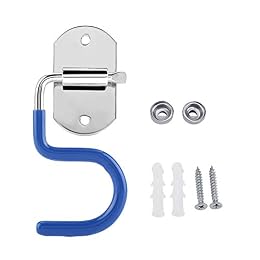 Restokki 304 Stainless Steel Mop Broom Holder, Wall Mounted Storage Rack Organizer for Cleaning Tools
