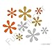 Flower Bicycle Reflector Reflective Sticker Decal