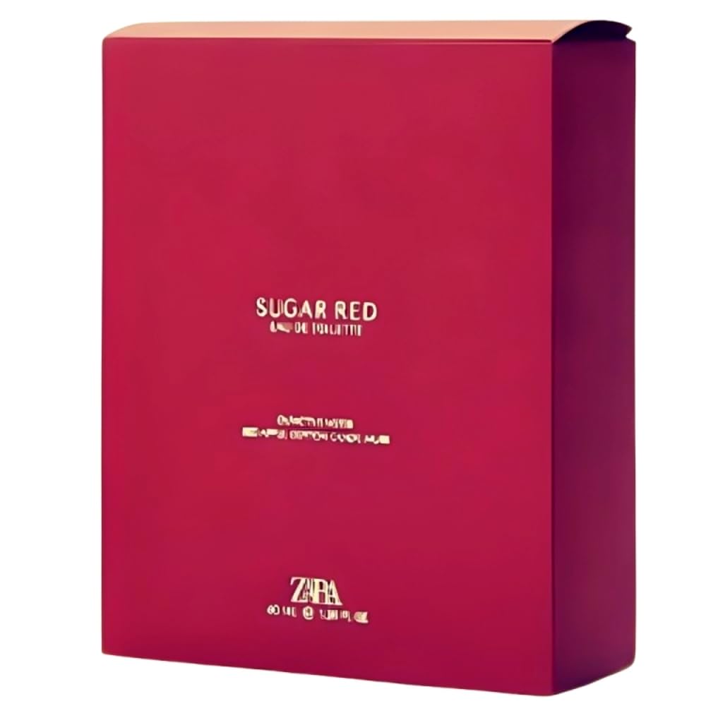 Zara Sugar Red Perfume for Girls Sweet Fruity Scent with Strawberry Cotton Candy and Praline Eau de Toilette 40ml (1.35 fl. oz.)