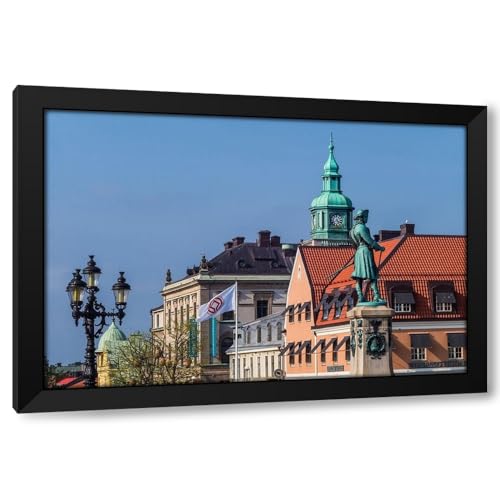 ArtDirect Southern Sweden-Karlskrona-Stortorget Square-town buildings Custom Framed Art Print Giclee Print or Canvas Options with Various Sizes and Customization by Bibikow, Walter (518406)