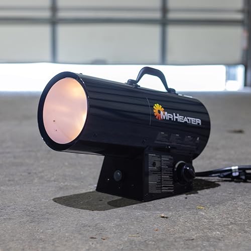 Mr. Heater 60,000 BTU Forced Air Propane Space Heater with 10 ft. Hose and Regulator