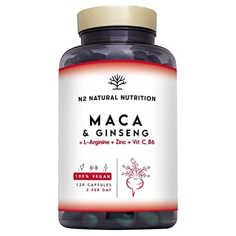 Maca Root, Ginseng & L Arginine Energy Booster Cover