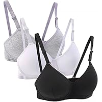 Yintry Sujetador Deportivo de algodón para niña Adolescente con