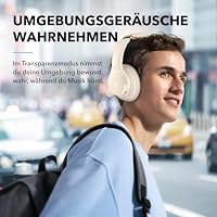 Soundcore by Anker Q20i kabelloser Bluetooth Over-Ear-Kopfhörer | mit Hybrid Active Noise Cancelling, 40h im ANC-Modus, Hi-Res Audio, tiefer Bass, Personalisierung per App, Dual-Verbindung – Ansicht 6