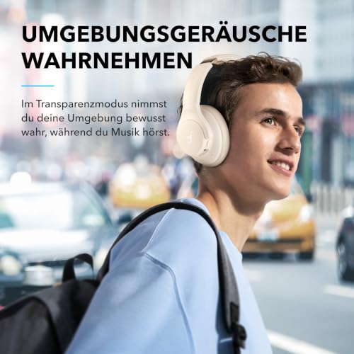 Soundcore by Anker Q20i kabelloser Bluetooth Over-Ear-Kopfhörer – Ansicht 6