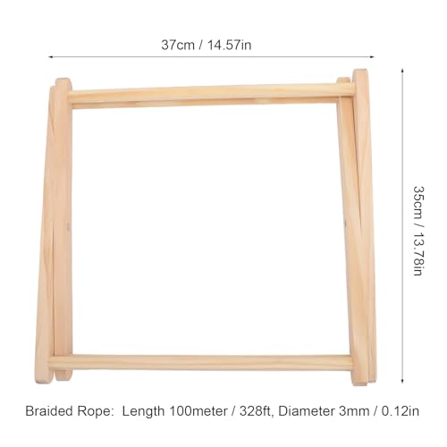 Revistero pequeño de macramé boho fácil de instalar como organizador de revistas 6