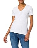 boss polo shirt damen Ausschnitt: V-Ausschnitt BOSS Womens C_Emodern 10214849 01 T-Shirt, White100, M